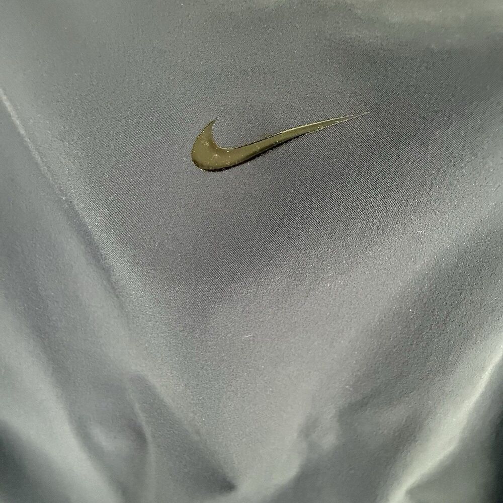 Nike Bliss Luxe Training Athletic Dress Women Medium Navy Blue Skort Shorts - Picture 5 of 10